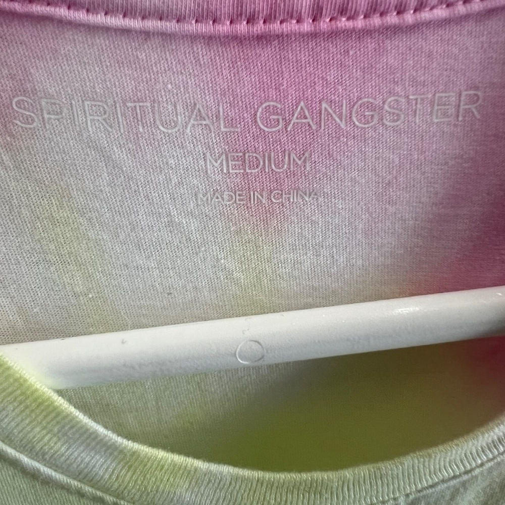 Spiritual Gangster Tank/Tee- Tie-Die- Women's Size M - Picture 2 of 8
